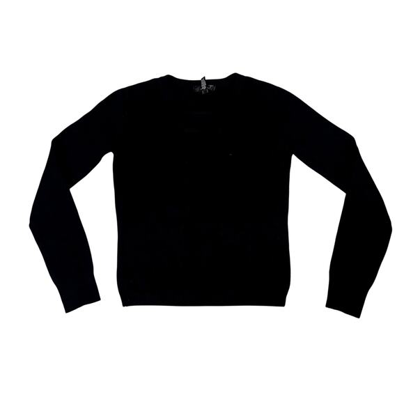 Aqua Keyhole front Cropped Sweater Sz XS - Picture 1 of 5